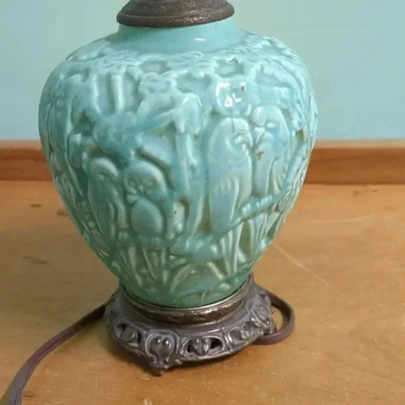 Stangl lovebirds pottery lamp - Picture 5 of 7